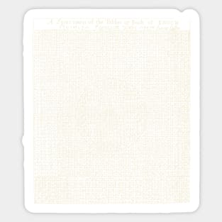 Book of Enoch - whitish Sticker